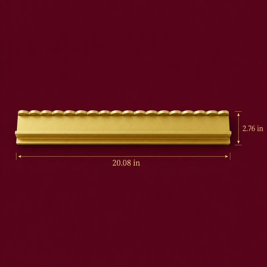 Journey to The West Metallic Gold Wooden Rack - 20" Set of 4 YOLO Mahjong