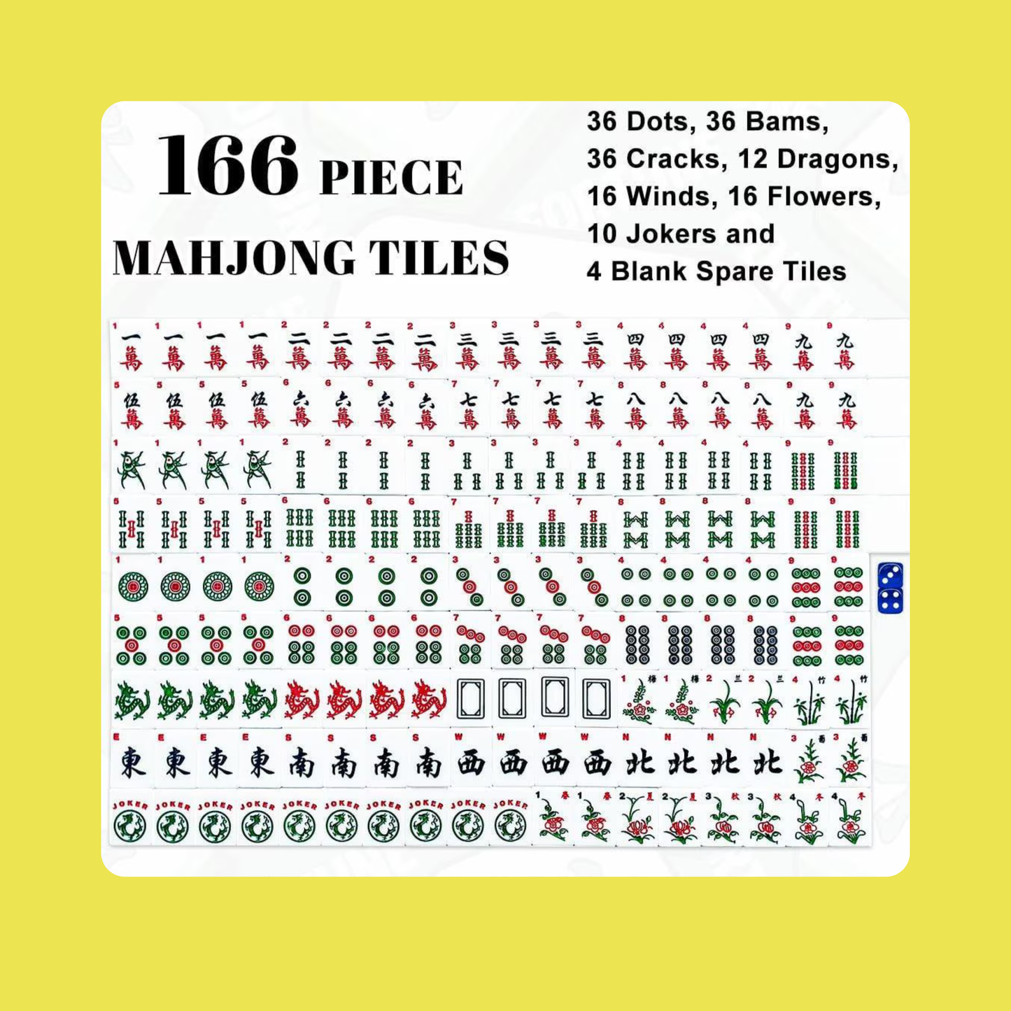 American Mahjong Tiles YOLO Mahjong