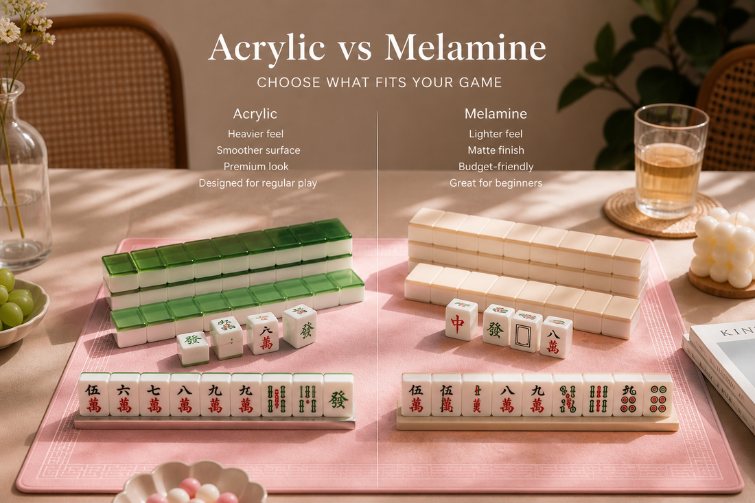 Acrylic vs Melamine Mahjong Tiles Which Is Better