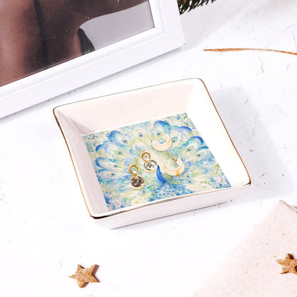 Peacock Mahjong Dice Tray YOLO Mahjong