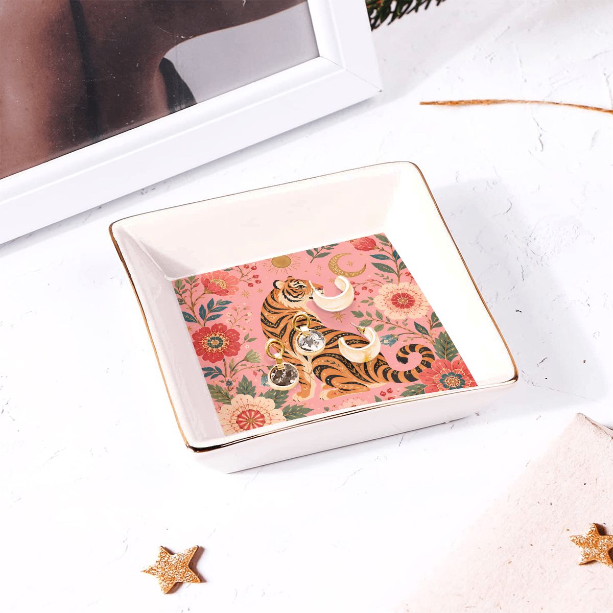 Tiger Mahjong Dice Tray YOLO Mahjong