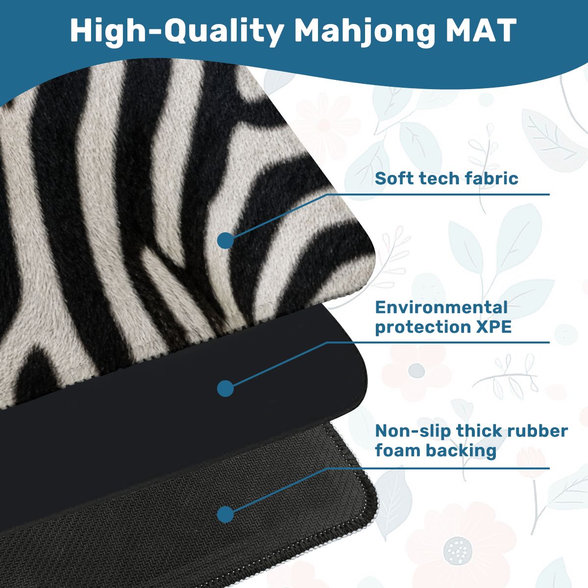 Mahjong Mat 31.5"x31.5" (Ship Folded) YOLO Mahjong