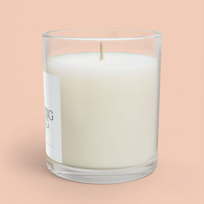 "She Is Playing Mahjong Again" Scented Candle for Mahjong Lovers - 11oz Glass Candle Printify