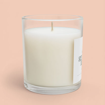 "She Is Playing Mahjong Again" Scented Candle for Mahjong Lovers - 11oz Glass Candle Printify