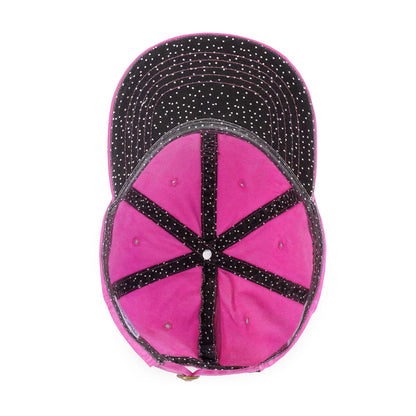 Mahj Love Pigment-Dyed Cap with Fashion Undervisor (Embroidery) Printify