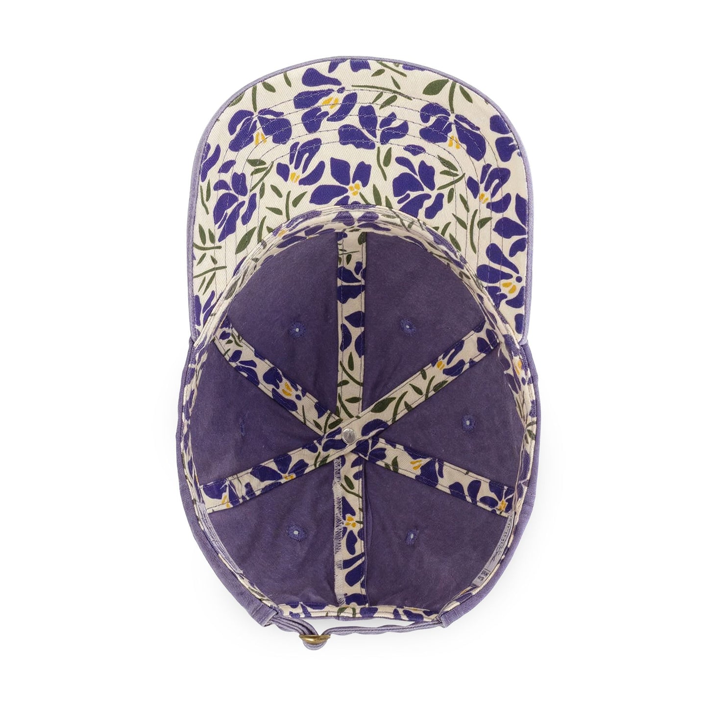 Mahj Love Pigment-Dyed Cap with Fashion Undervisor (Embroidery) Printify