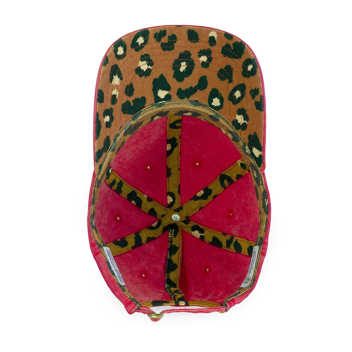 Mahj Love Pigment-Dyed Cap with Fashion Undervisor (Embroidery) Printify