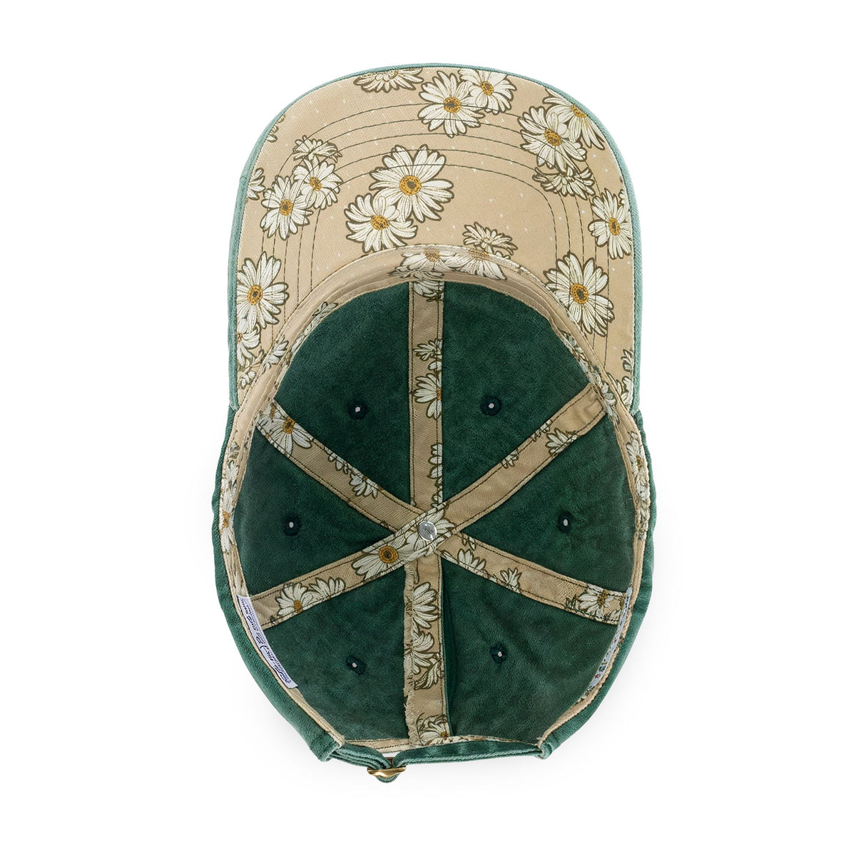 Mahj Pigment-Dyed Cap with Fashion Undervisor (Embroidery) Printify