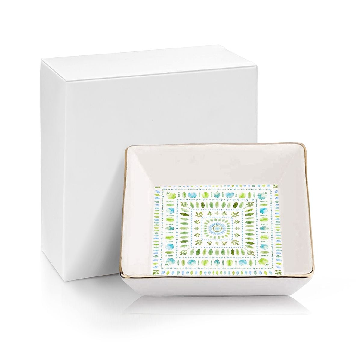 Botanical Mahjong Dice Tray YOLO Mahjong