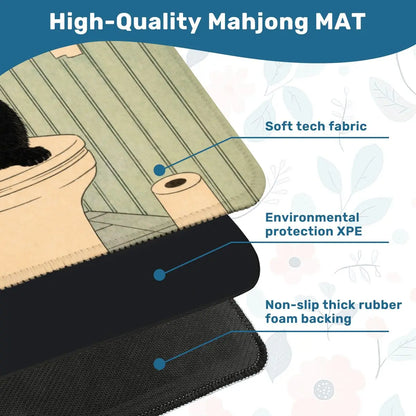 Mahjong Mat 31.5"x31.5" (Ship Rolled up) YOLO Mahjong
