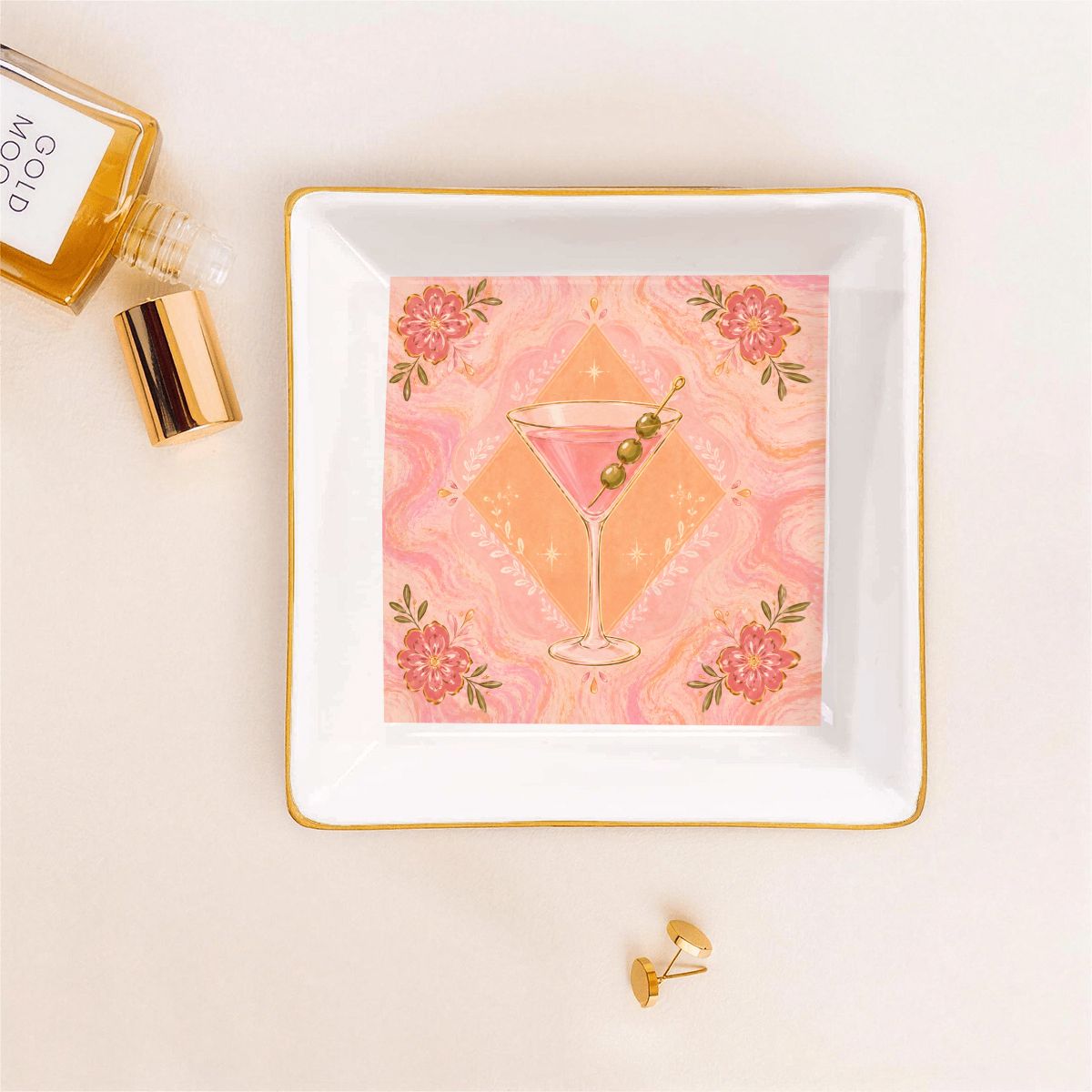Martini Mahjong Dice Tray YOLO Mahjong