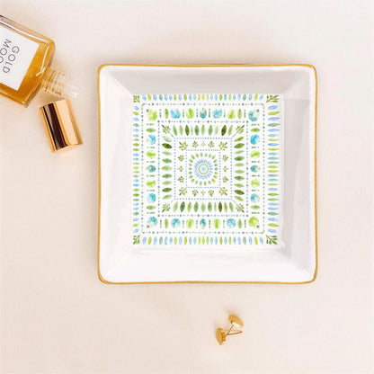 Botanical Mahjong Dice Tray YOLO Mahjong