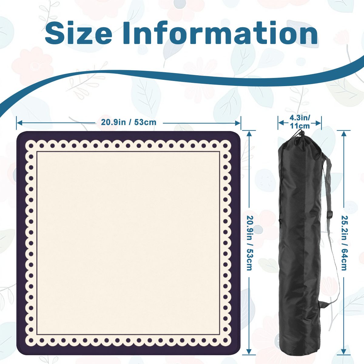 Minimalist Plum Scallop Mahjong Mat (Ship Rolled up) YOLO Mahjong