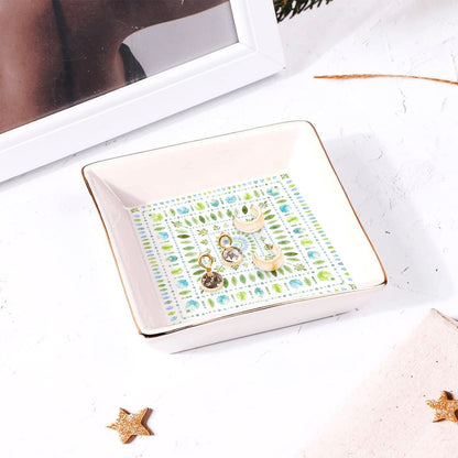 Botanical Mahjong Dice Tray YOLO Mahjong