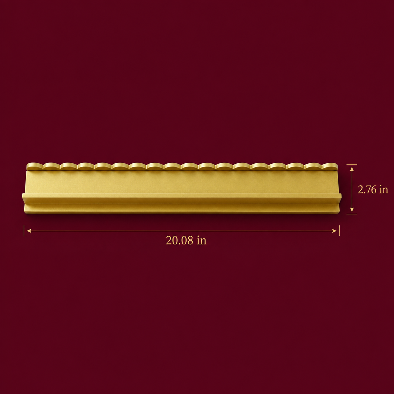 Journey to The West Metallic Gold Wooden Rack - 20" Set of 4 YOLO Mahjong