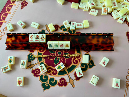 Journey to The West - Tortoiseshell Acrylic Rack 20" - Set of 4 YOLO Mahjong
