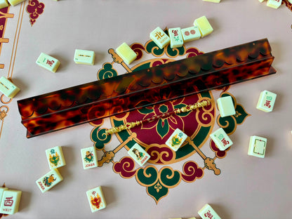 Journey to The West - Tortoiseshell Acrylic Rack 20" - Set of 4 YOLO Mahjong