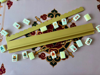 Journey to The West Metallic Gold Wooden Rack - 20" YOLO Mahjong