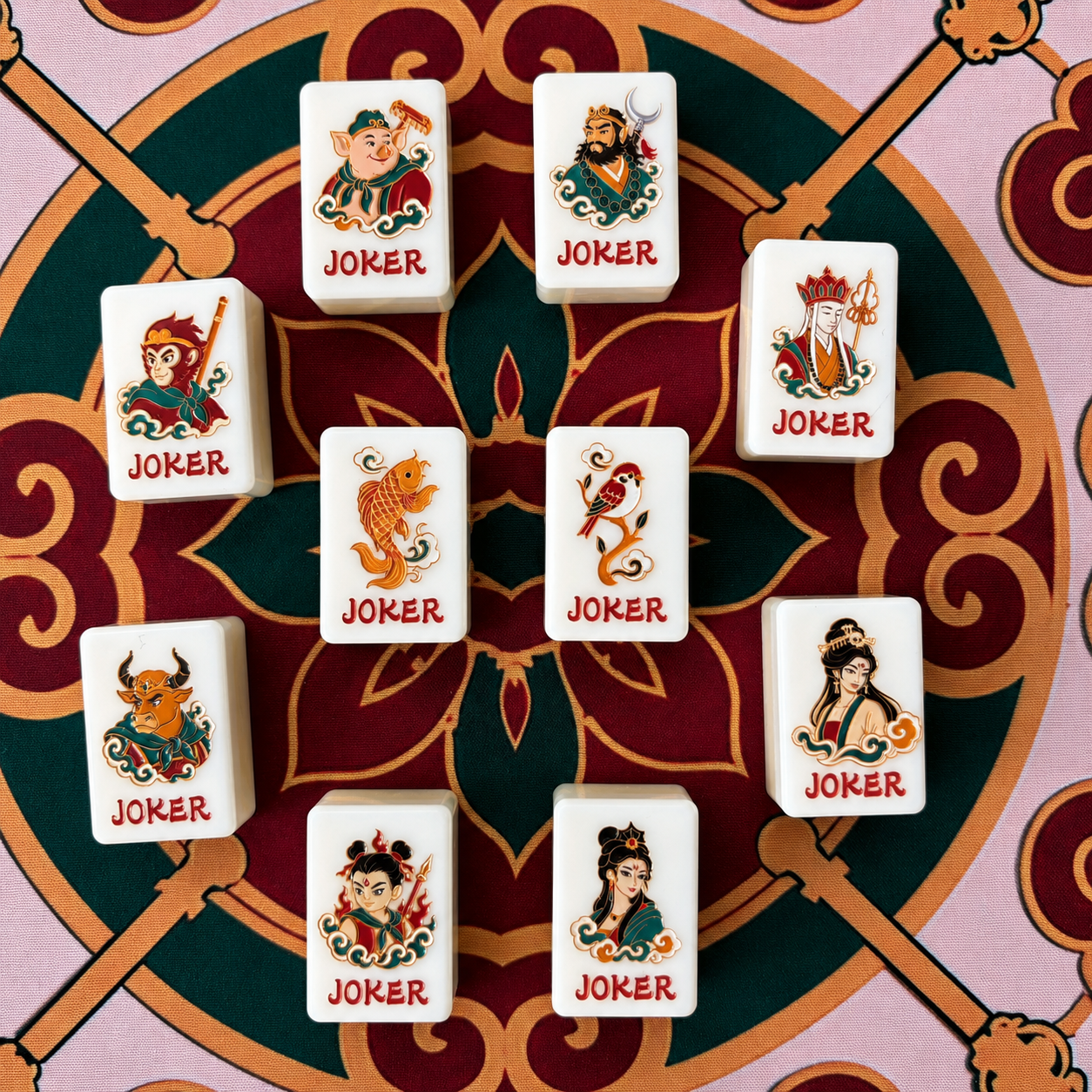 Journey To The West Collection Mahjong Tiles YOLO Mahjong