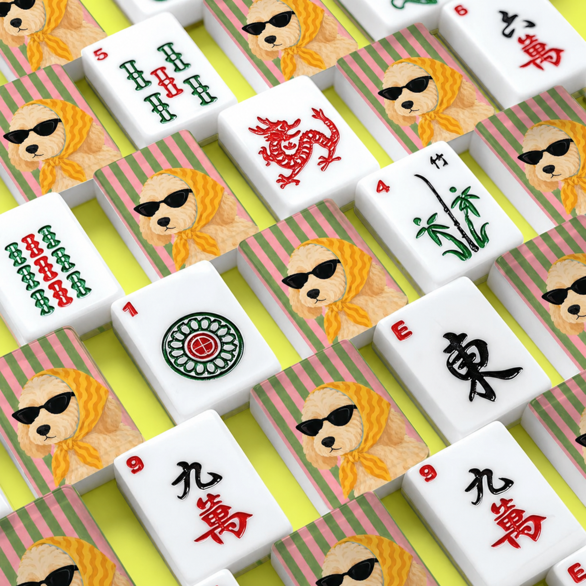 American Mahjong Tiles YOLO Mahjong