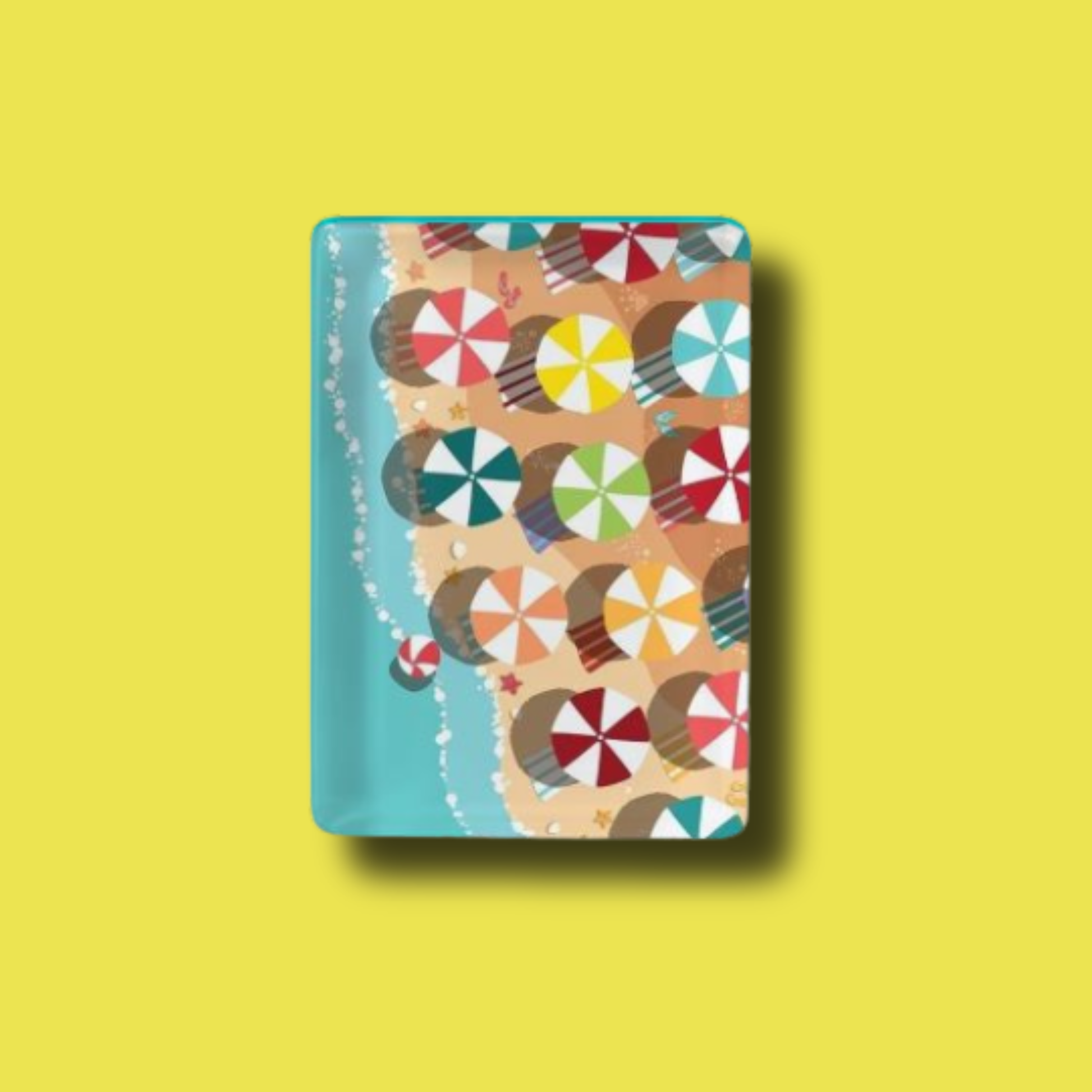 American Mahjong Tiles - Beach Umbrella Mahjong Tiles Coastal Summer Mahjong Set YOLO Mahjong