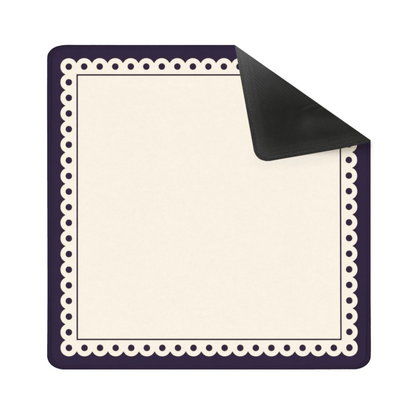 Minimalist Plum Scallop Mahjong Mat (Ship Rolled up) YOLO Mahjong