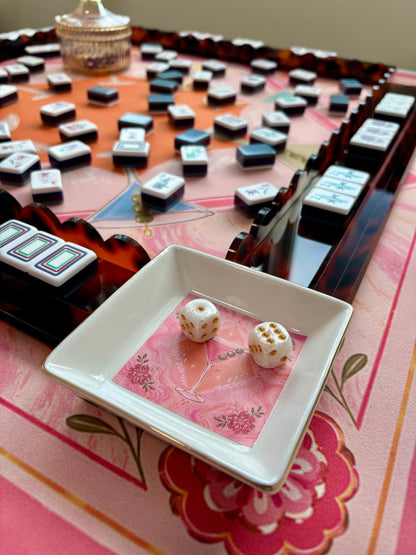 Tortoise Shell Mahjong Rack 20" Inch - First 50 YOLO Mahjong