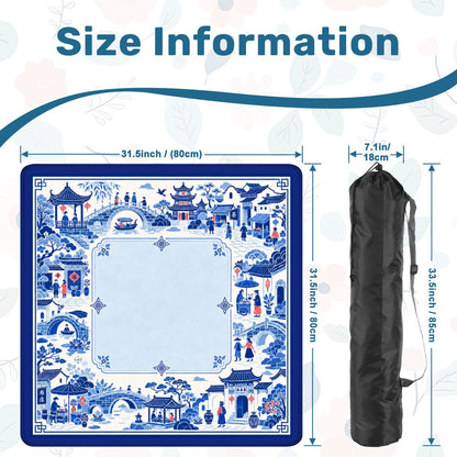 Custom Mahjong Mat 31.5"x31.5" (Ship Rolled up) YOLO Mahjong