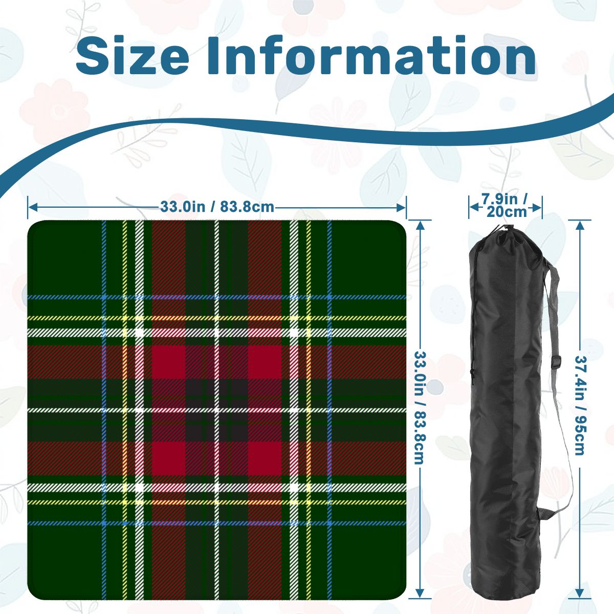 Heritage Christmas Tartan Mahjong Mat (Ship Rolled up) YOLO Mahjong