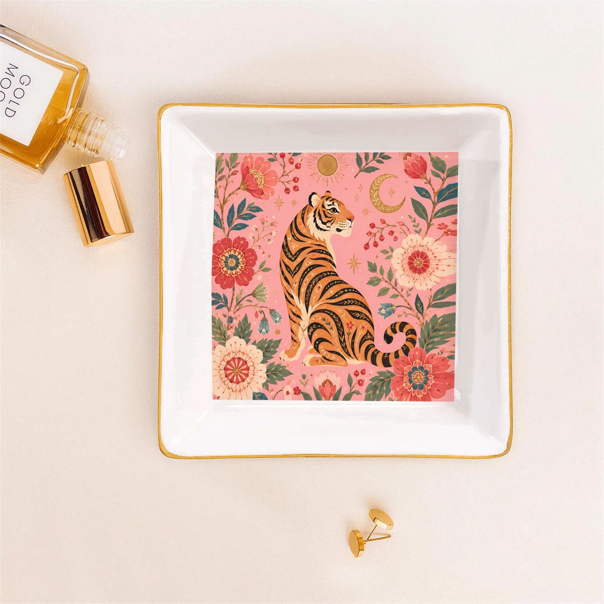 Tiger Mahjong Dice Tray YOLO Mahjong