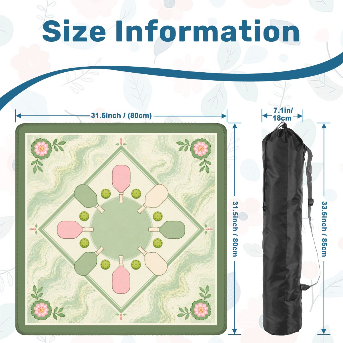 Mahjong Mat 31.5"x31.5" (Ship Rolled up) YOLO Mahjong