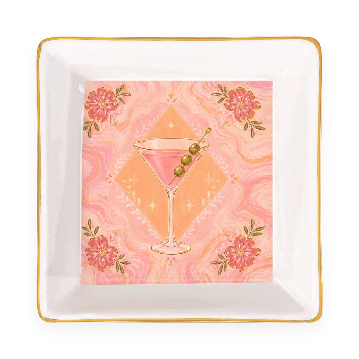 Martini Mahjong Dice Tray YOLO Mahjong