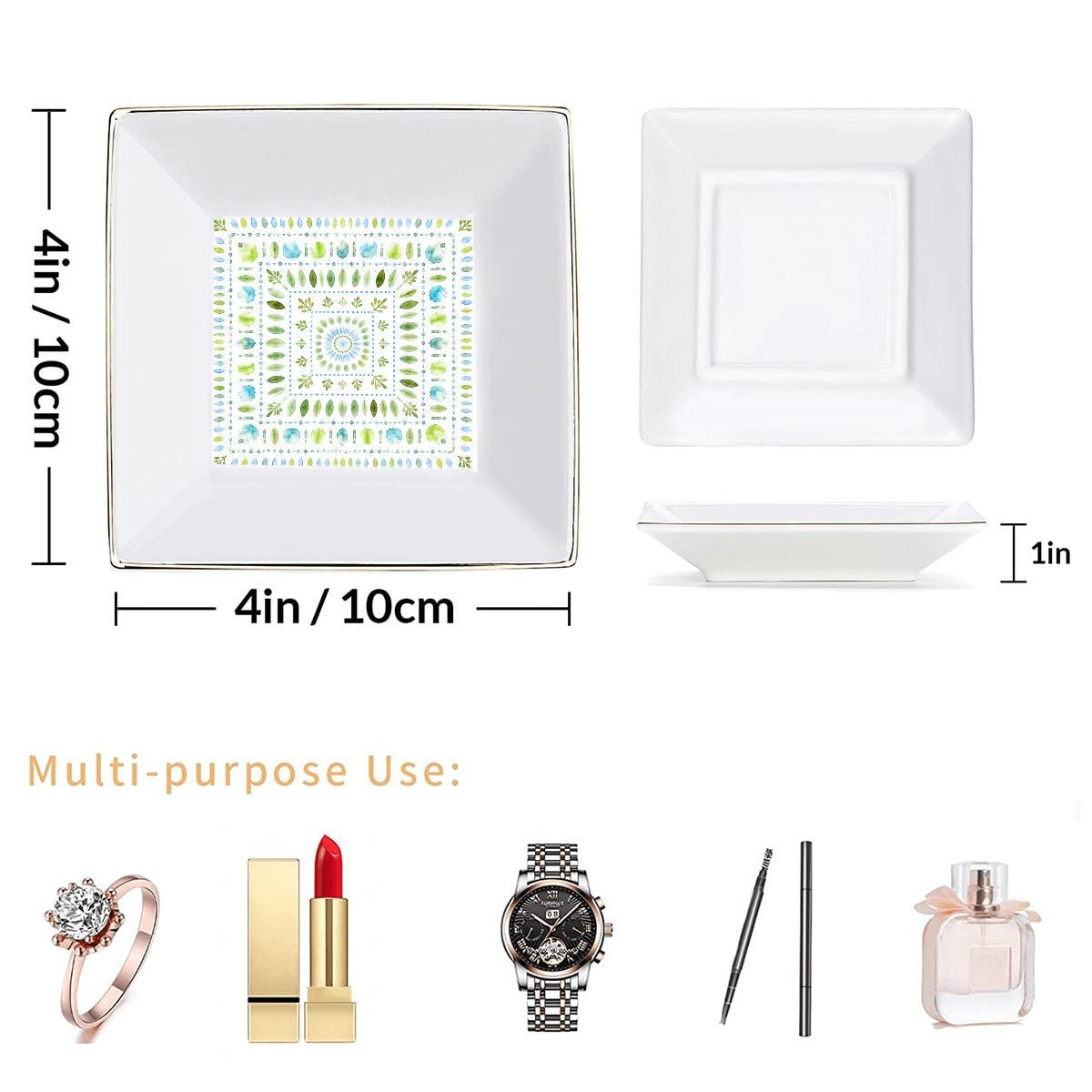 Botanical Mahjong Dice Tray YOLO Mahjong