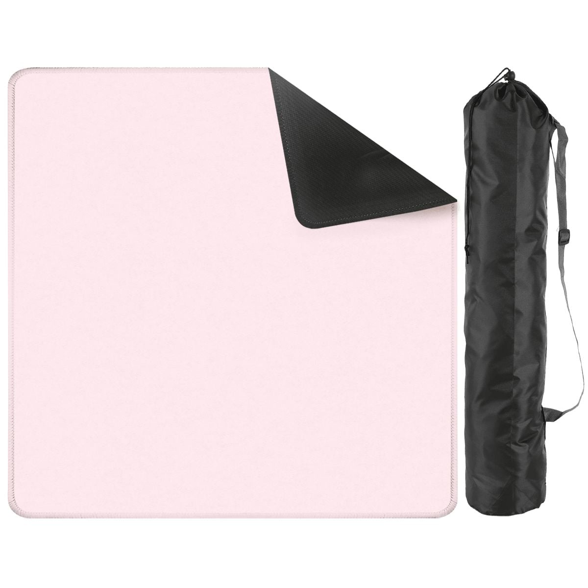 Pastel Pink Mahjong Mat Shipped Rolled YOLO Mahjong