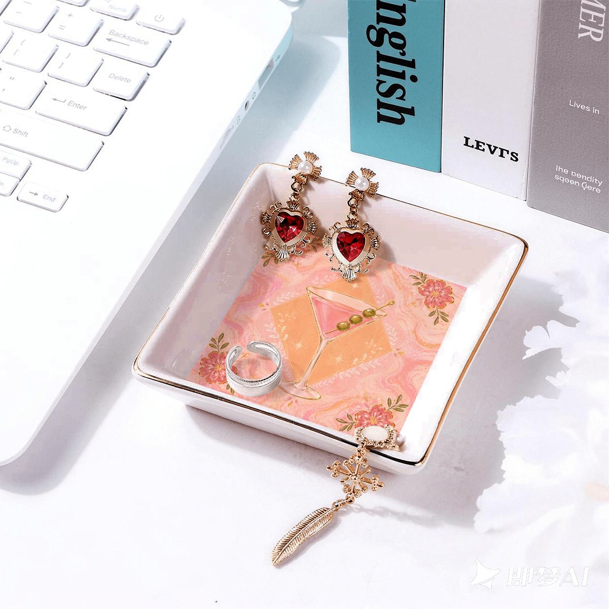 Martini Mahjong Dice Tray YOLO Mahjong