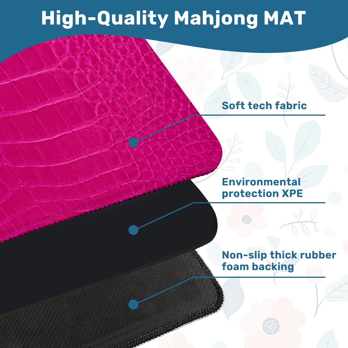 Mahjong Mat 31.5"x31.5" (Ship Folded) YOLO Mahjong