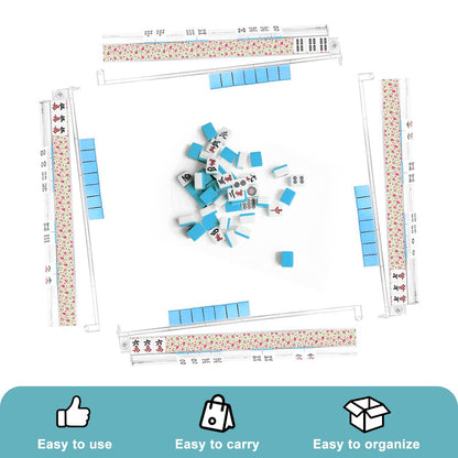 4 Artistic Mahjong Tile Pusher Racks YOLO Mahjong