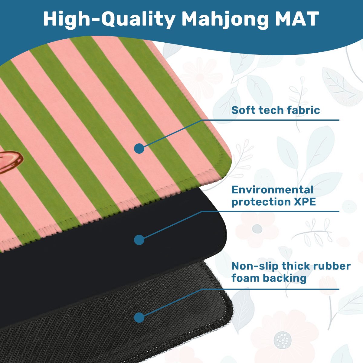 Mahjong Mat 31.5"x31.5" (Ship Folded) YOLO Mahjong