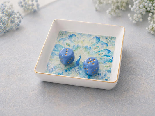 Peacock Mahjong Dice Tray YOLO Mahjong
