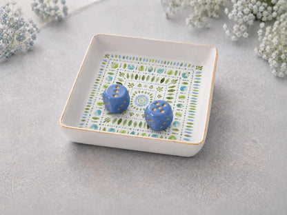 Botanical Mahjong Dice Tray YOLO Mahjong